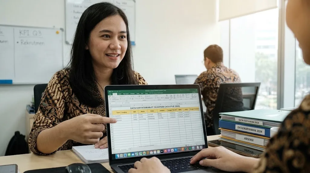contoh database karyawan