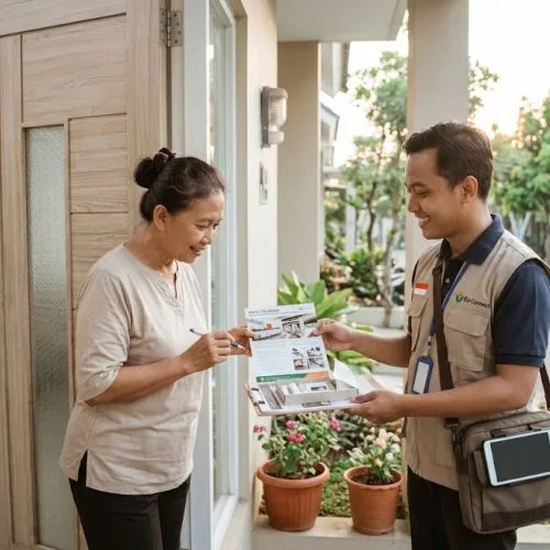 door to door artinya