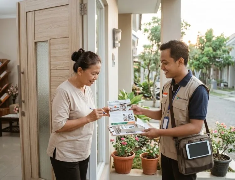 door to door artinya
