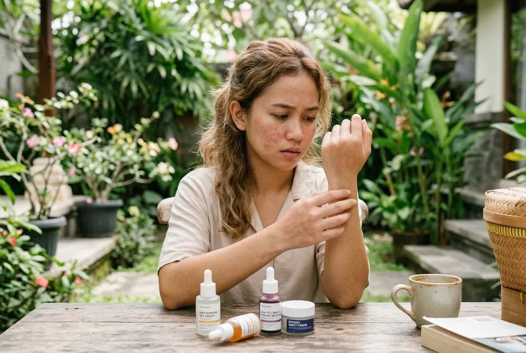 niacinamide tidak boleh digabung dengan