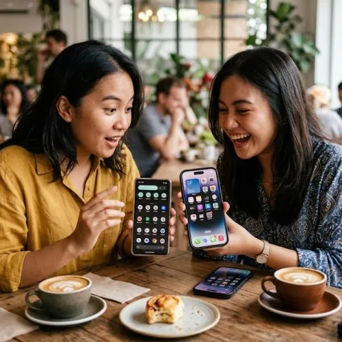 perbedaan android dan ios