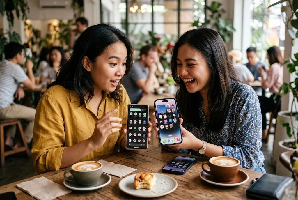 perbedaan android dan ios