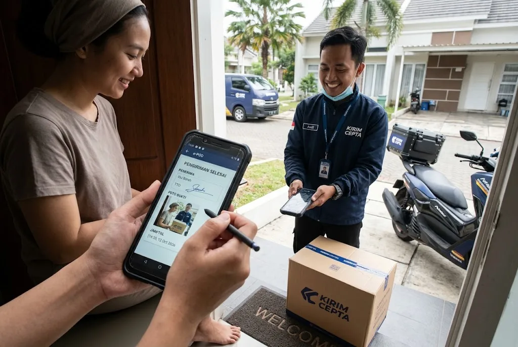 proof of delivery artinya