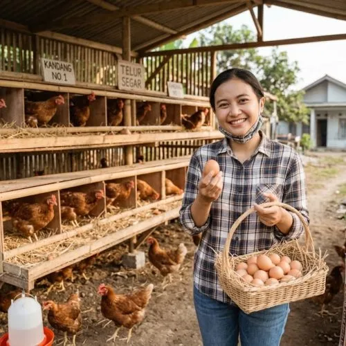 usaha ayam petelur pemula