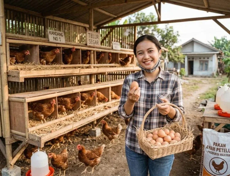 usaha ayam petelur pemula