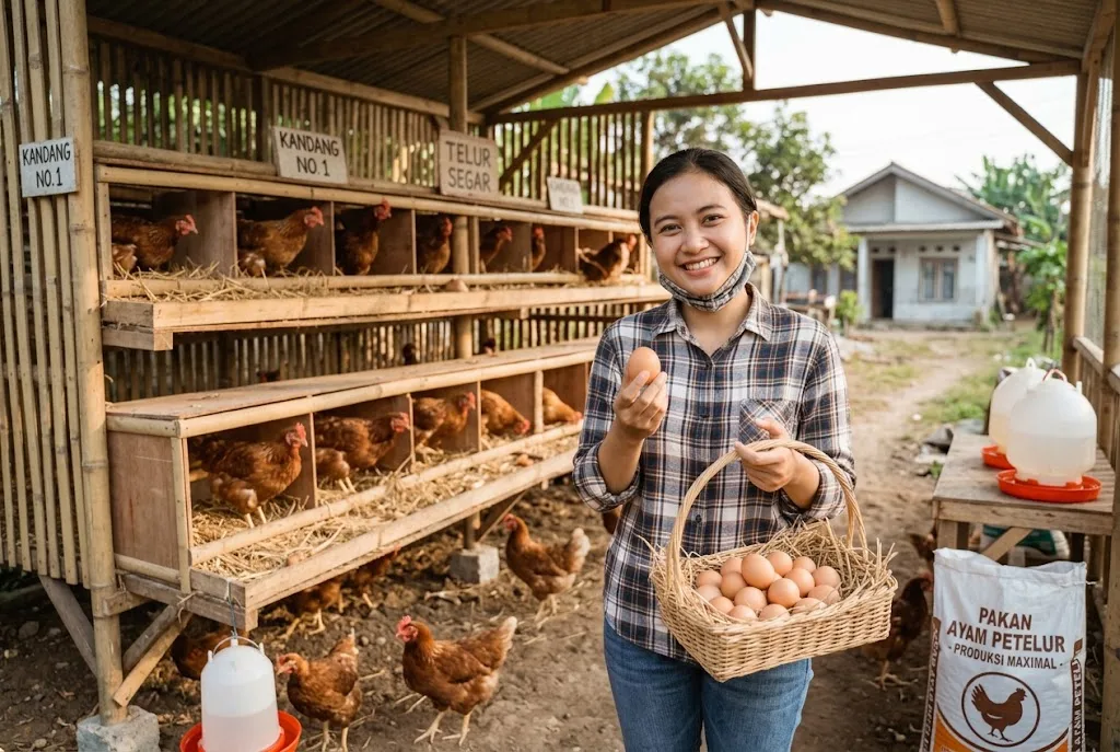 usaha ayam petelur pemula