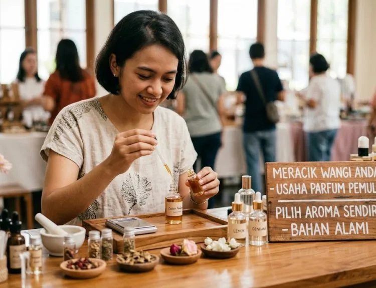 usaha parfum pemula