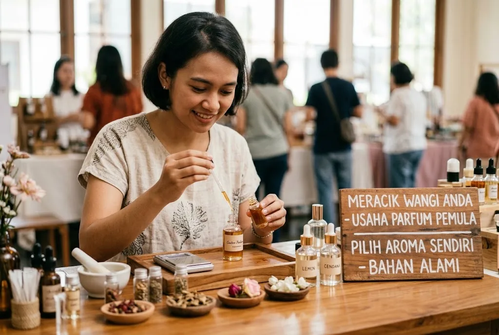 usaha parfum pemula