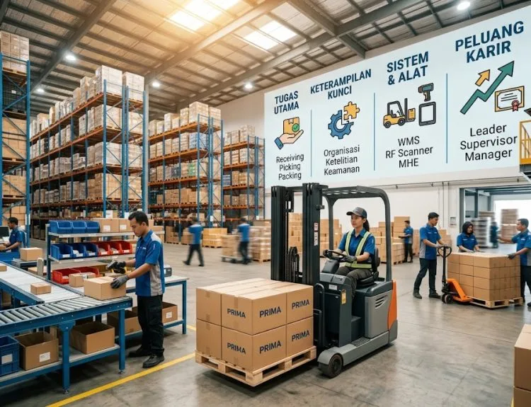 warehouse staff adalah