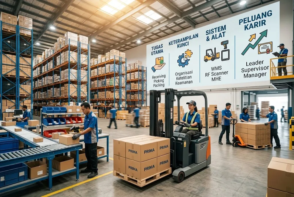 warehouse staff adalah