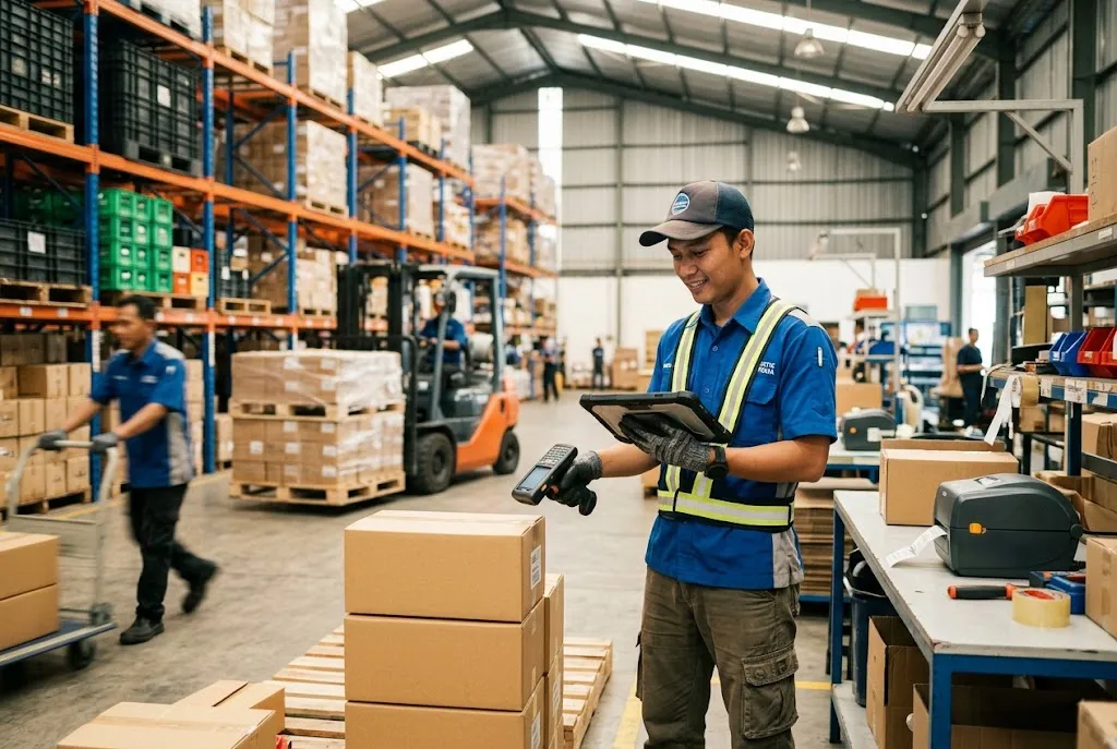 warehouse staff adalah