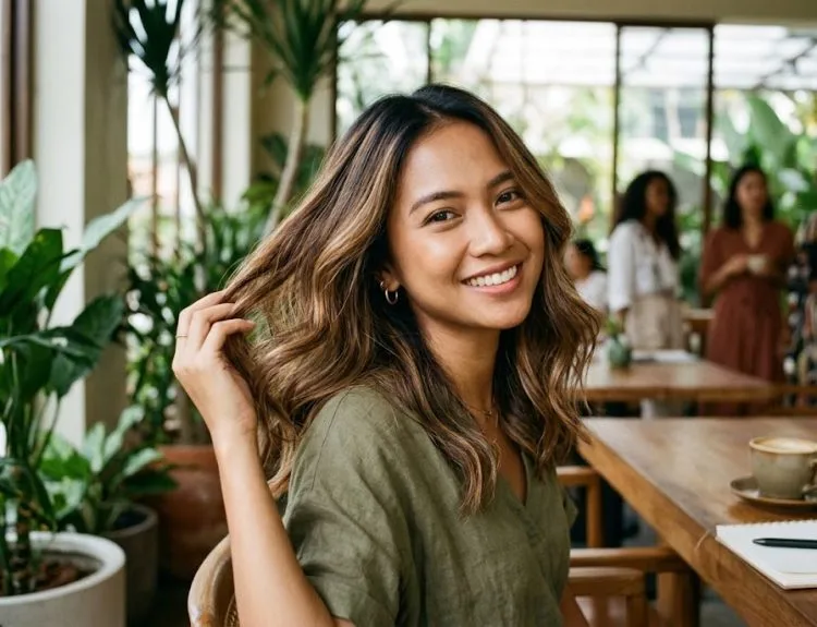 warna rambut untuk kulit kuning langsat