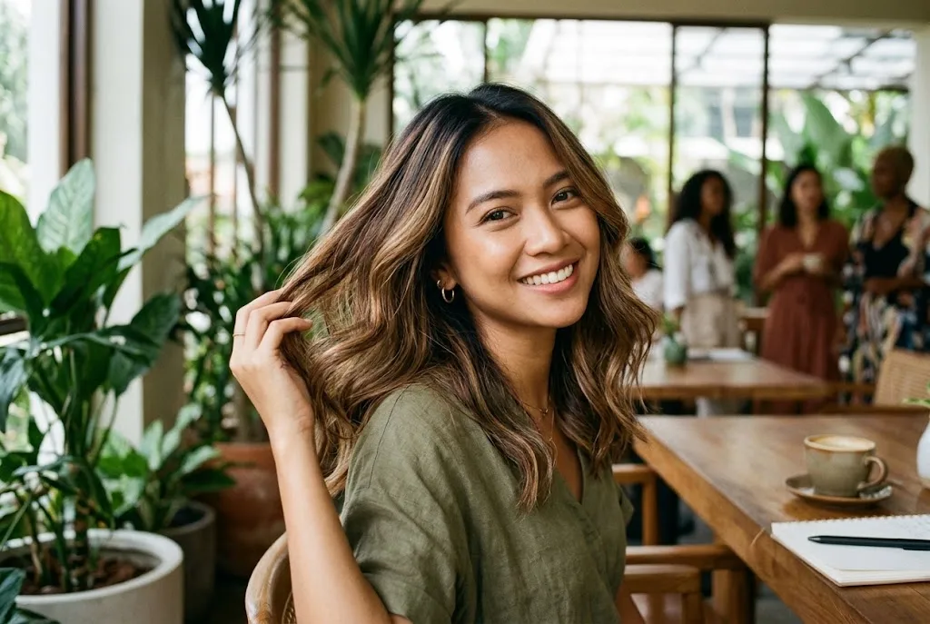 warna rambut untuk kulit kuning langsat
