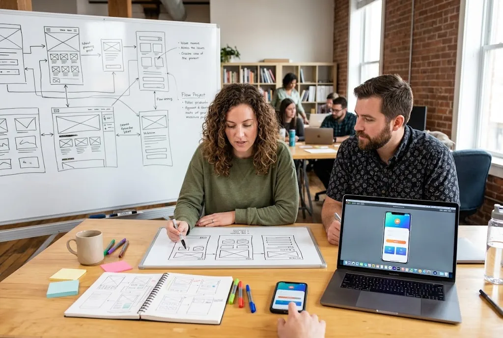 wireframe mockup