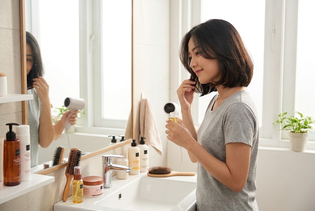 bob layer model rambut pendek wanita