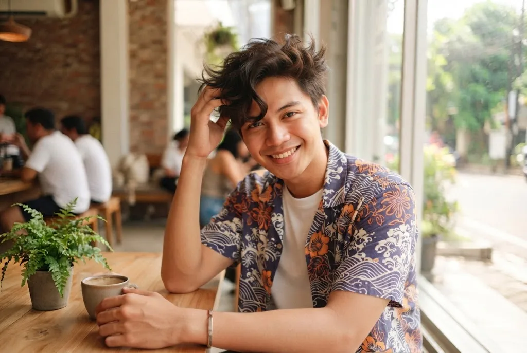 Comma Hair dan Messy yang Memberi Sentuhan Playful