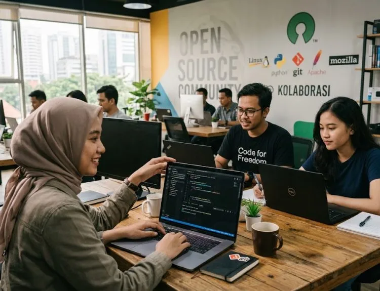 contoh open source