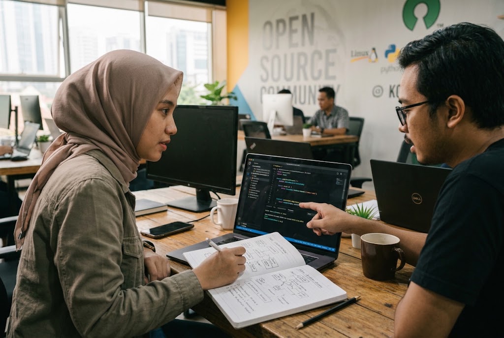 contoh open source