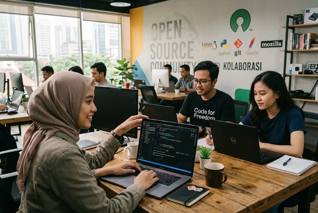 contoh open source