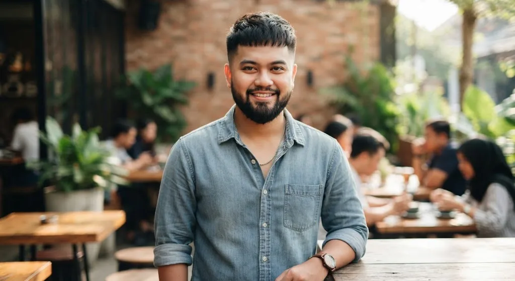Crop dengan Fringe Pendek Biar Kelihatan Lebih Santai tapi Tetap Ramping
