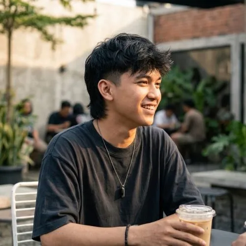 cukuran mullet pendek