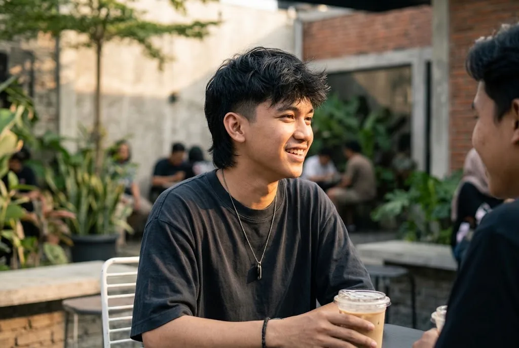 cukuran mullet pendek