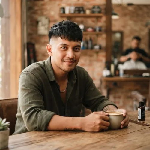 foto potongan rambut pria