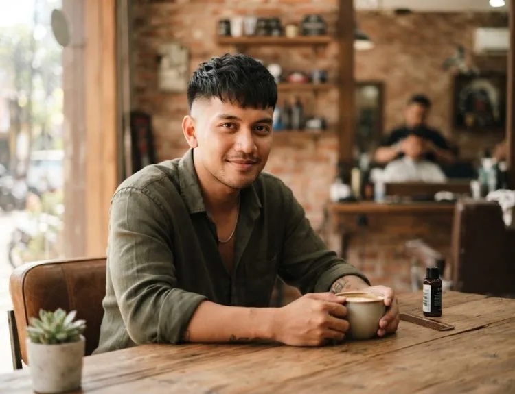 foto potongan rambut pria