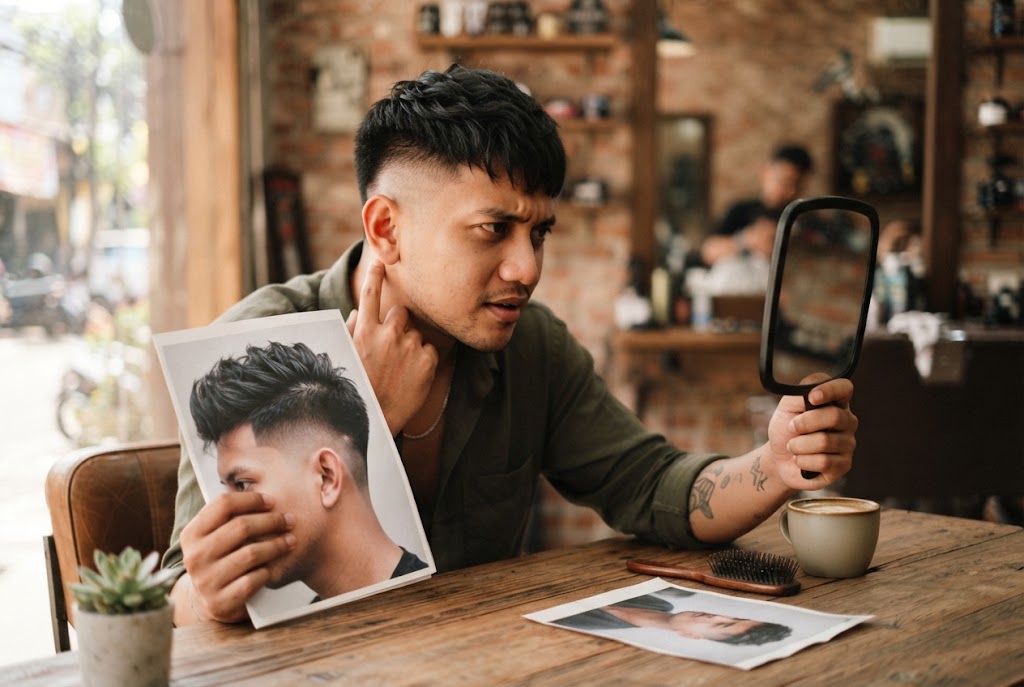 foto potongan rambut pria