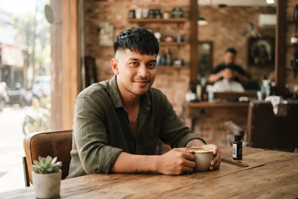 foto potongan rambut pria