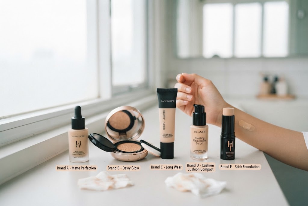 foundation untuk kulit berminyak
