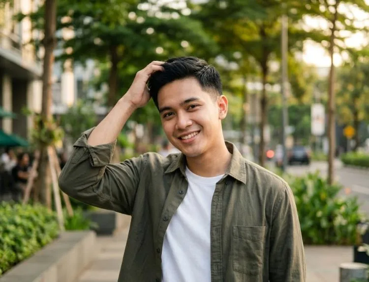 gaya rambut pria indonesia rapi