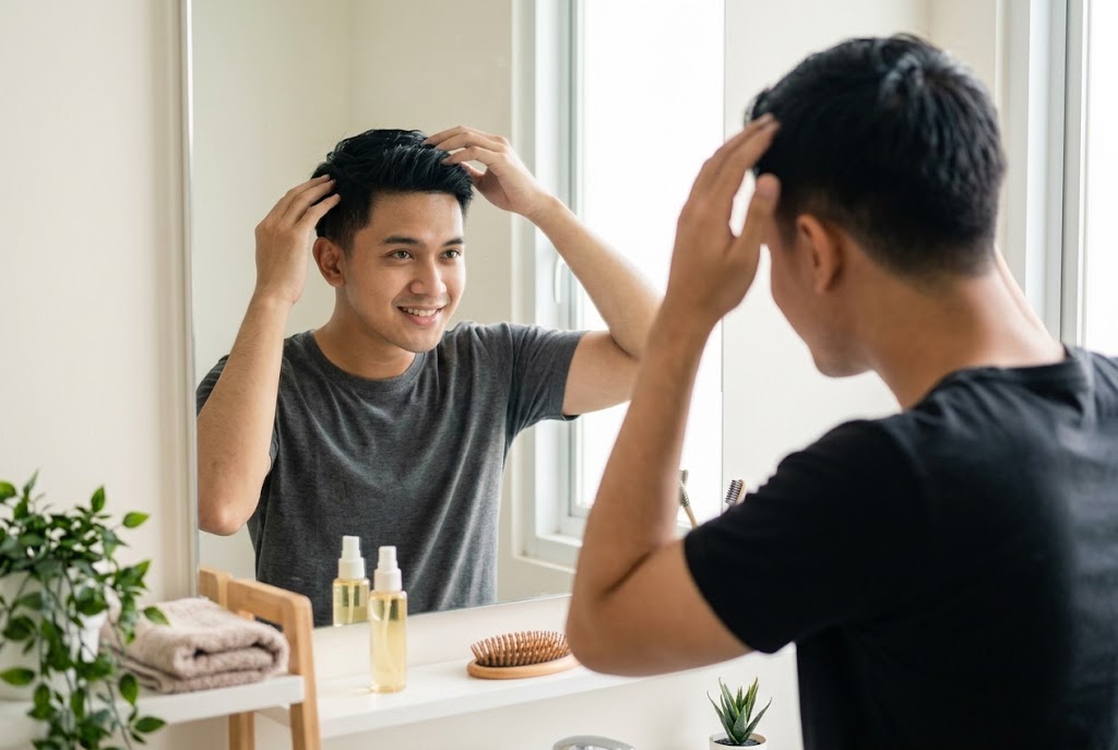 gaya rambut pria indonesia rapi
