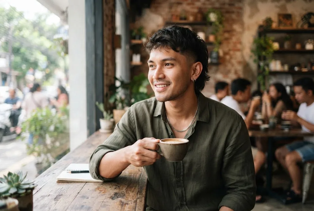 gaya rambut pria mullet
