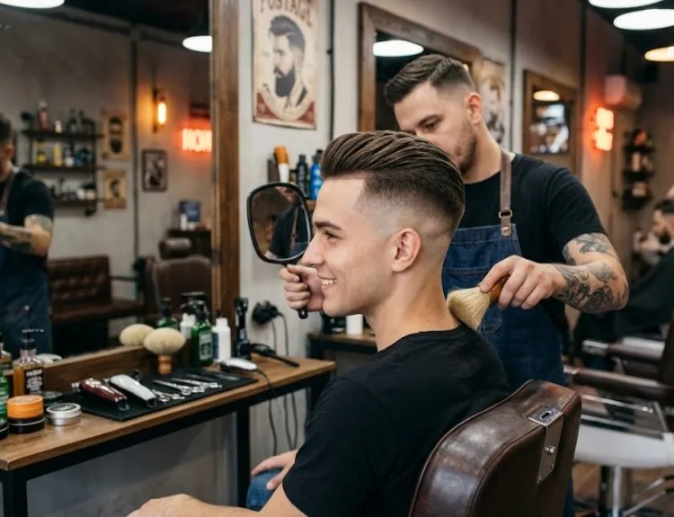 gaya rambut undercut skin