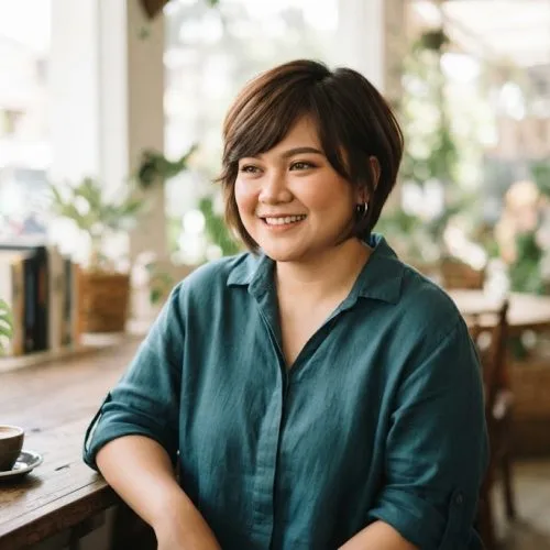 gemuk model rambut pendek untuk wajah bulat