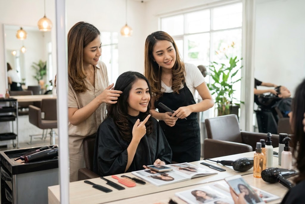 layer rambut