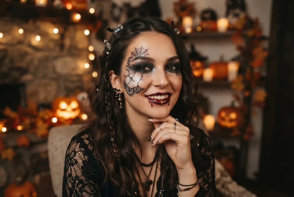 Ide Makeup Halloween Cantik tapi Menyeramkan yang Bisa Kamu Coba