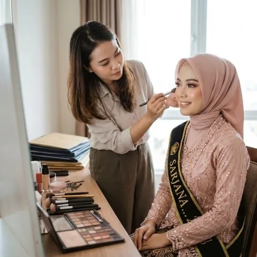 make up wisuda