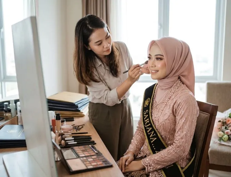 make up wisuda