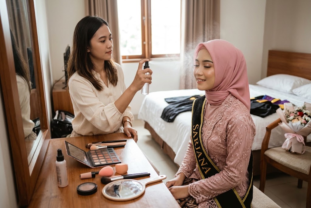 make up wisuda