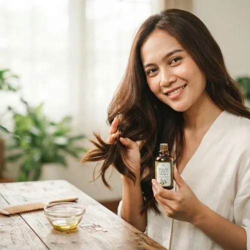 minyak zaitun untuk rambut rontok