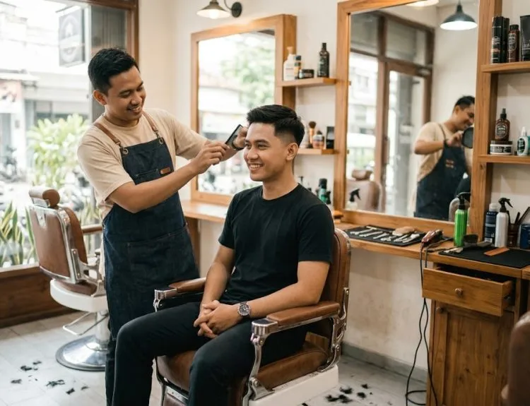 model cukur rambut