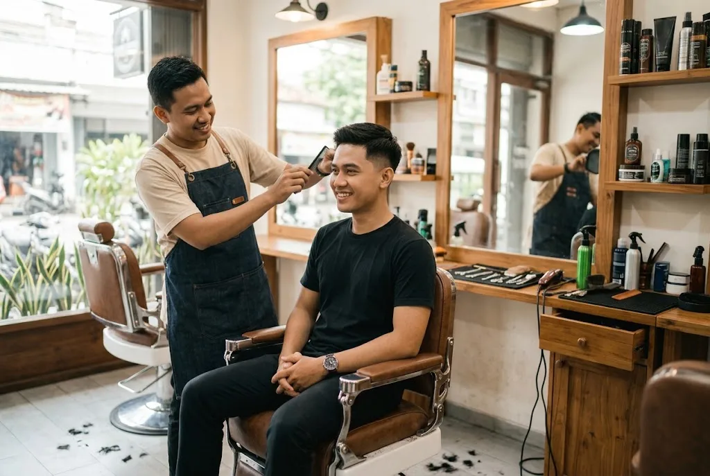 model cukur rambut