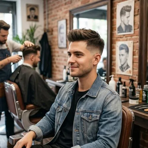 model gunting rambut pria