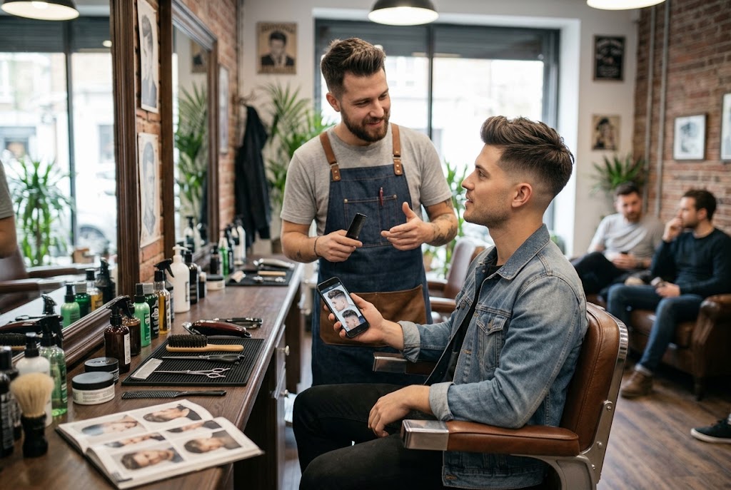 model gunting rambut pria