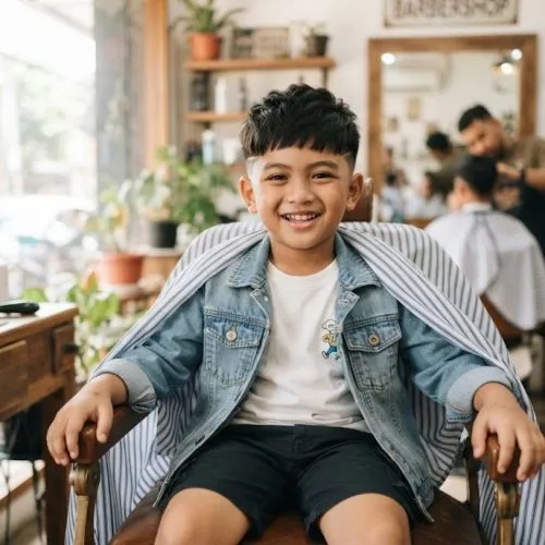 model potongan rambut anak cowok