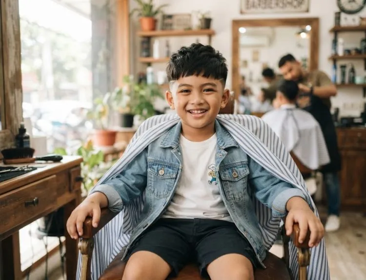 model potongan rambut anak cowok