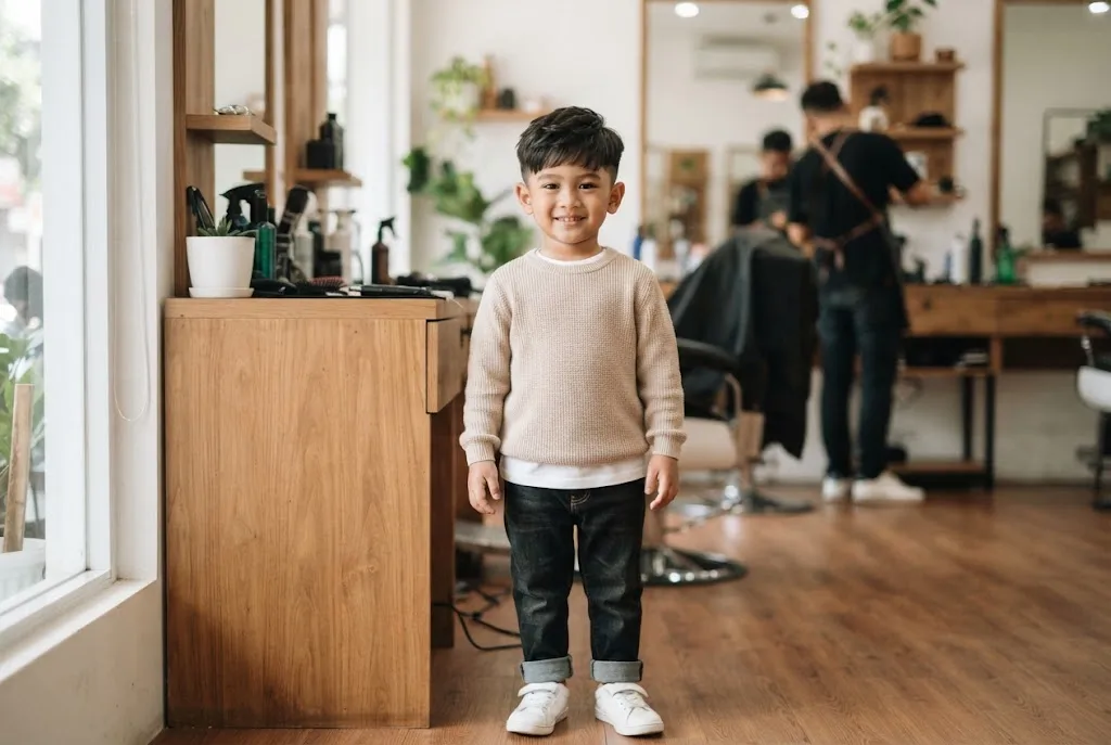 model potongan rambut anak laki