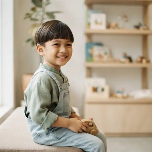 model rambut anak cowok lurus